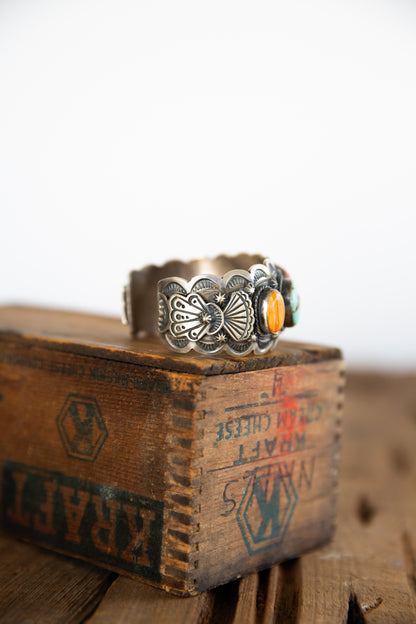 The Nat | Multi Stone Cuff by Emer Thompson