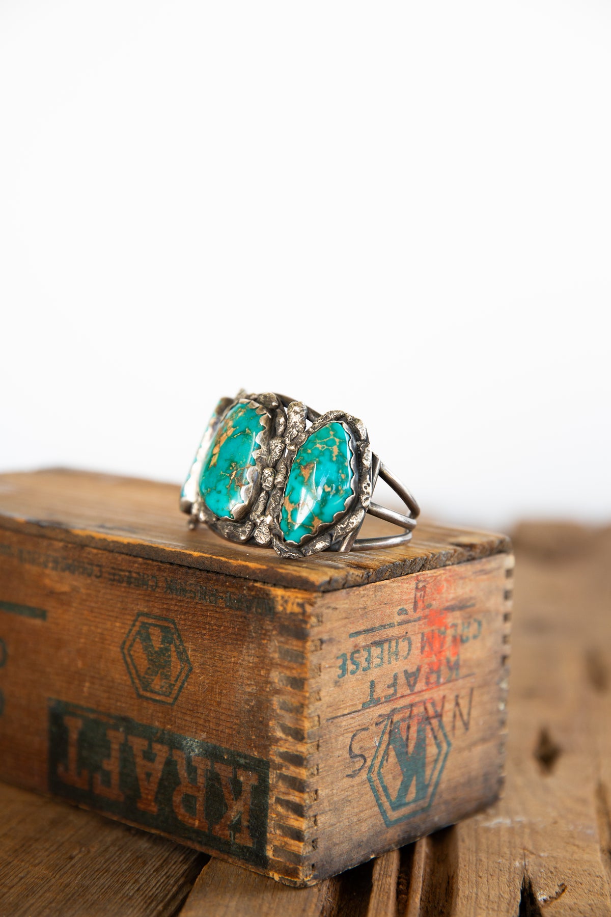 The Teton | Vintage Turquoise Statement Cuff