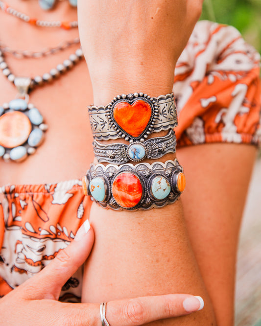 The Emer Multi Stone Cuff