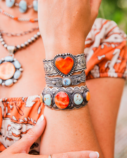 The Harper Heart Cuff