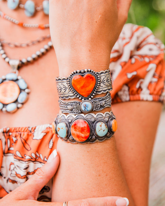 The Harper Heart Cuff