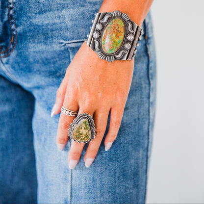 The Alston | Vintage Royston Turquoise Ring by Sunshine Reeves - Size 8.25