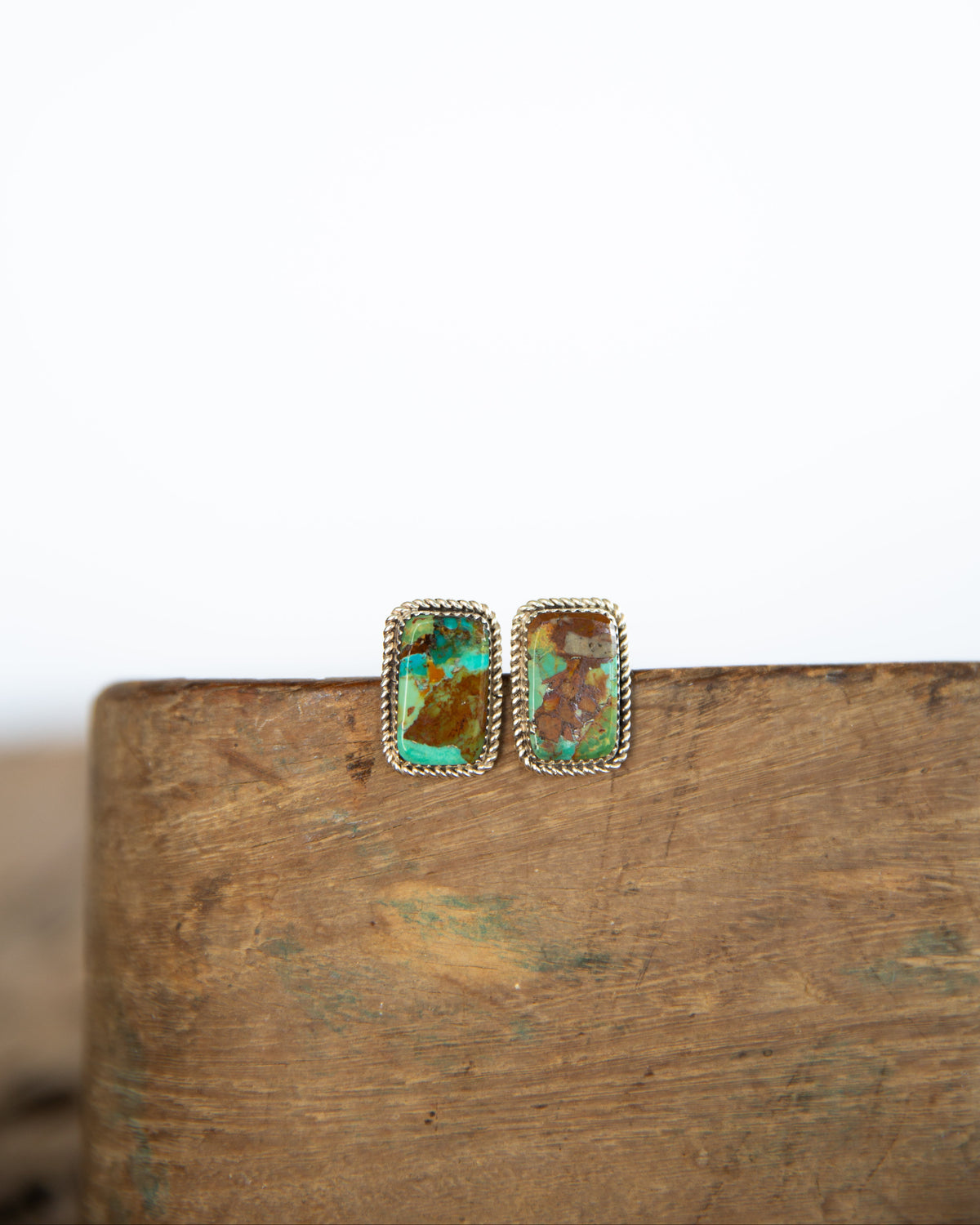 The Lorinda’s | Turquoise Rectangle Studs