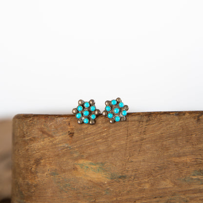 The Tilly’s | Vintage Cluster Turquoise Earrings
