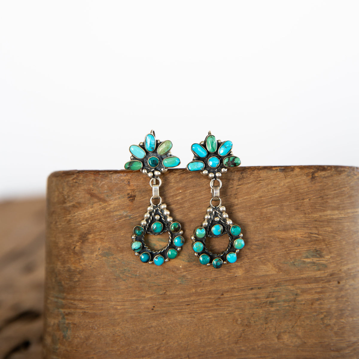 The Lorenzo’s | Vintage Turquoise Dangle Earrings