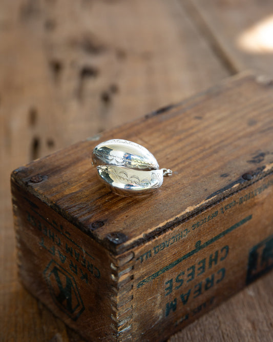 The Denning's | Sterling Sterling Half Hoops by Louise Bighand