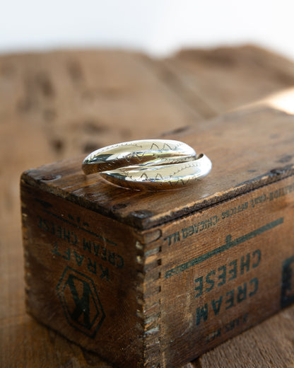The Geneva’s | Sterling Silver Half Hoops by Louise Bighand
