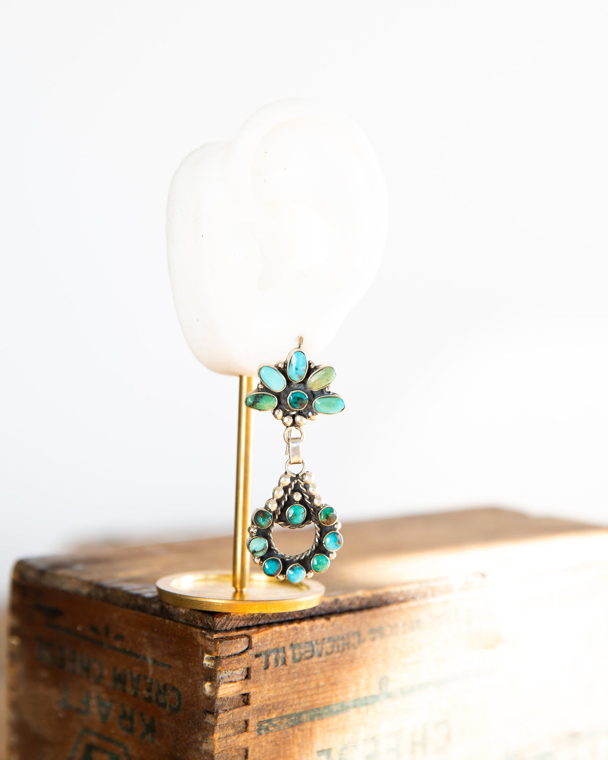 The Lorenzo’s | Vintage Turquoise Dangle Earrings