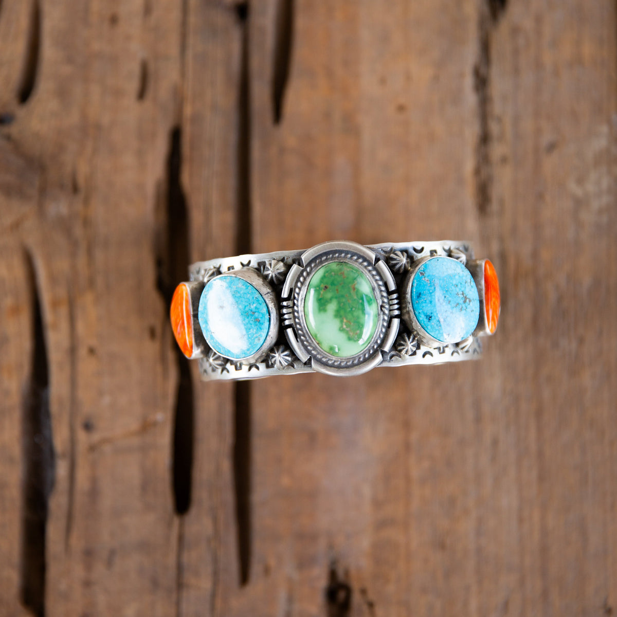 The Marina | Multi Stone Cuff by Charles Johnson