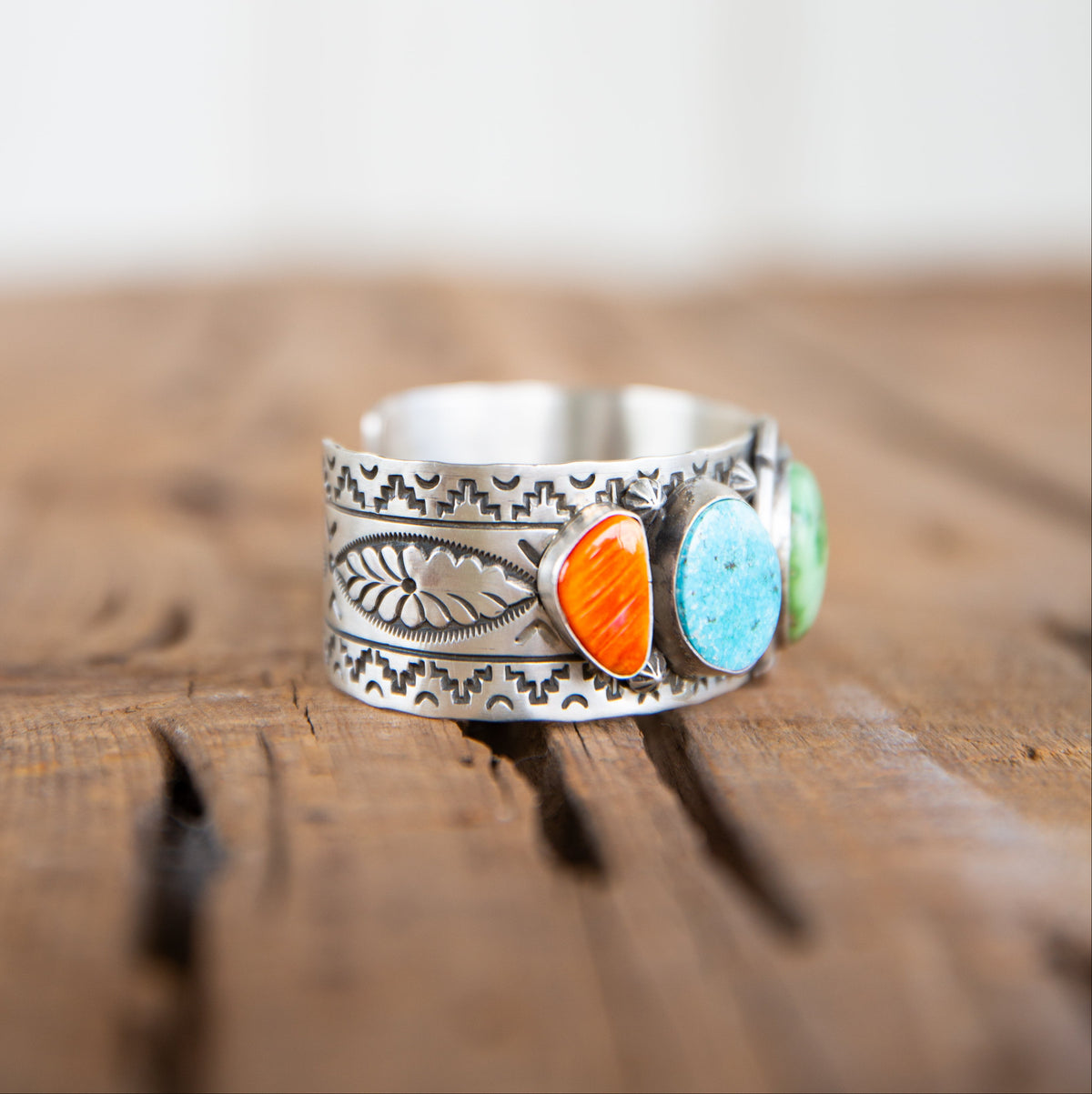 The Marina | Multi Stone Cuff by Charles Johnson