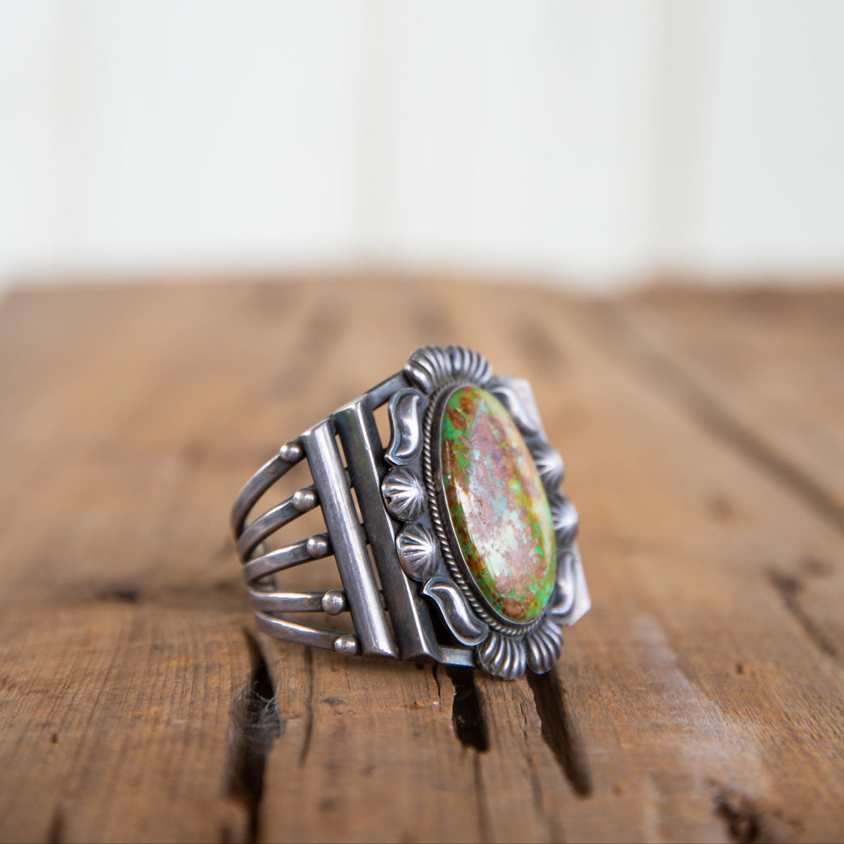The Rogue | Emerald Valley Turquoise Cuff by Kirk Smith