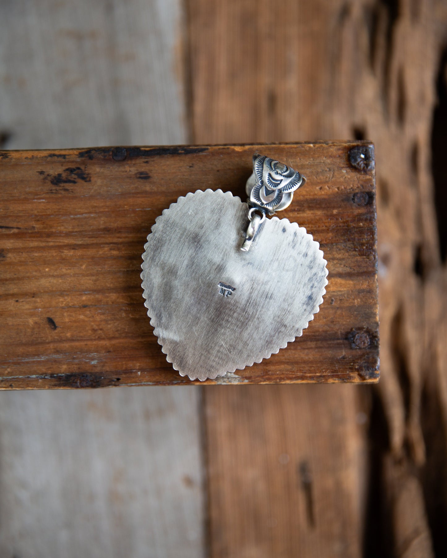 The Reserve | Kingman Turquoise Heart Pendant by Murphy Platero
