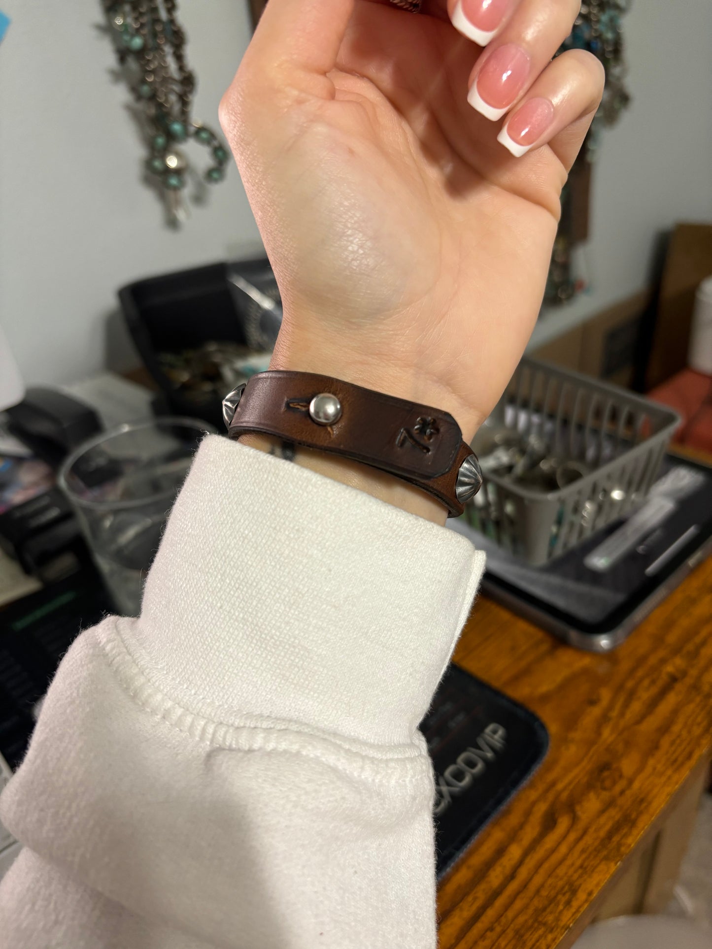 The Suwanee Leather Cuff