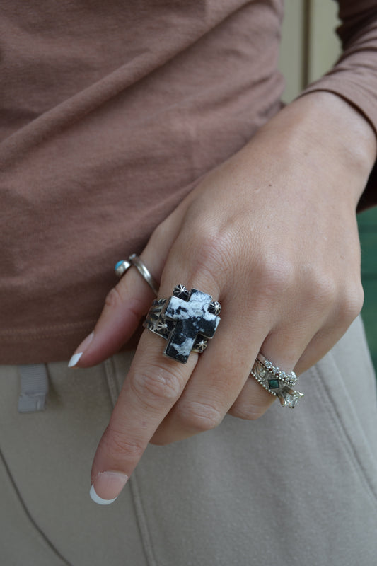 The Phoenix Cross Ring Size 8