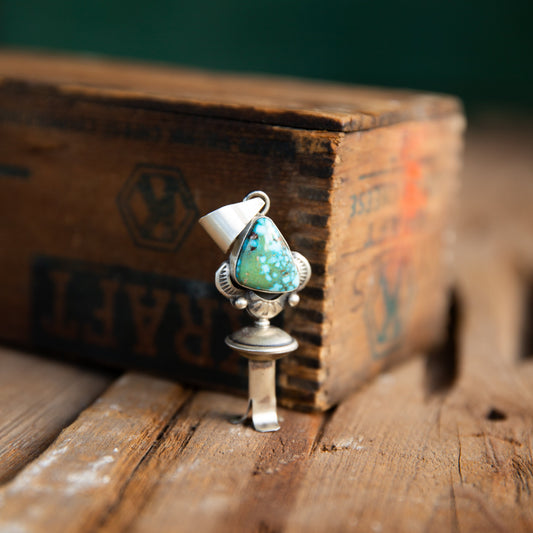 The Poneto | Kingman Turquoise Pendant by Juanita Long