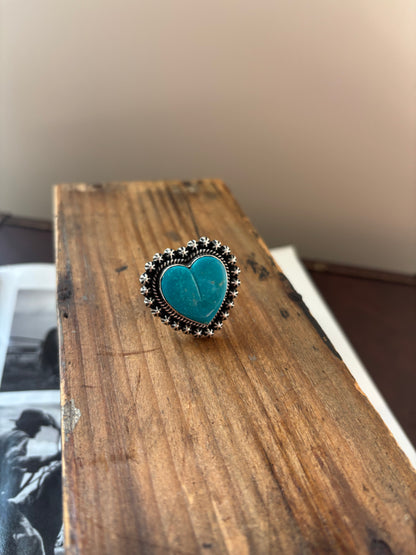 The Talco Heart Ring Size 7