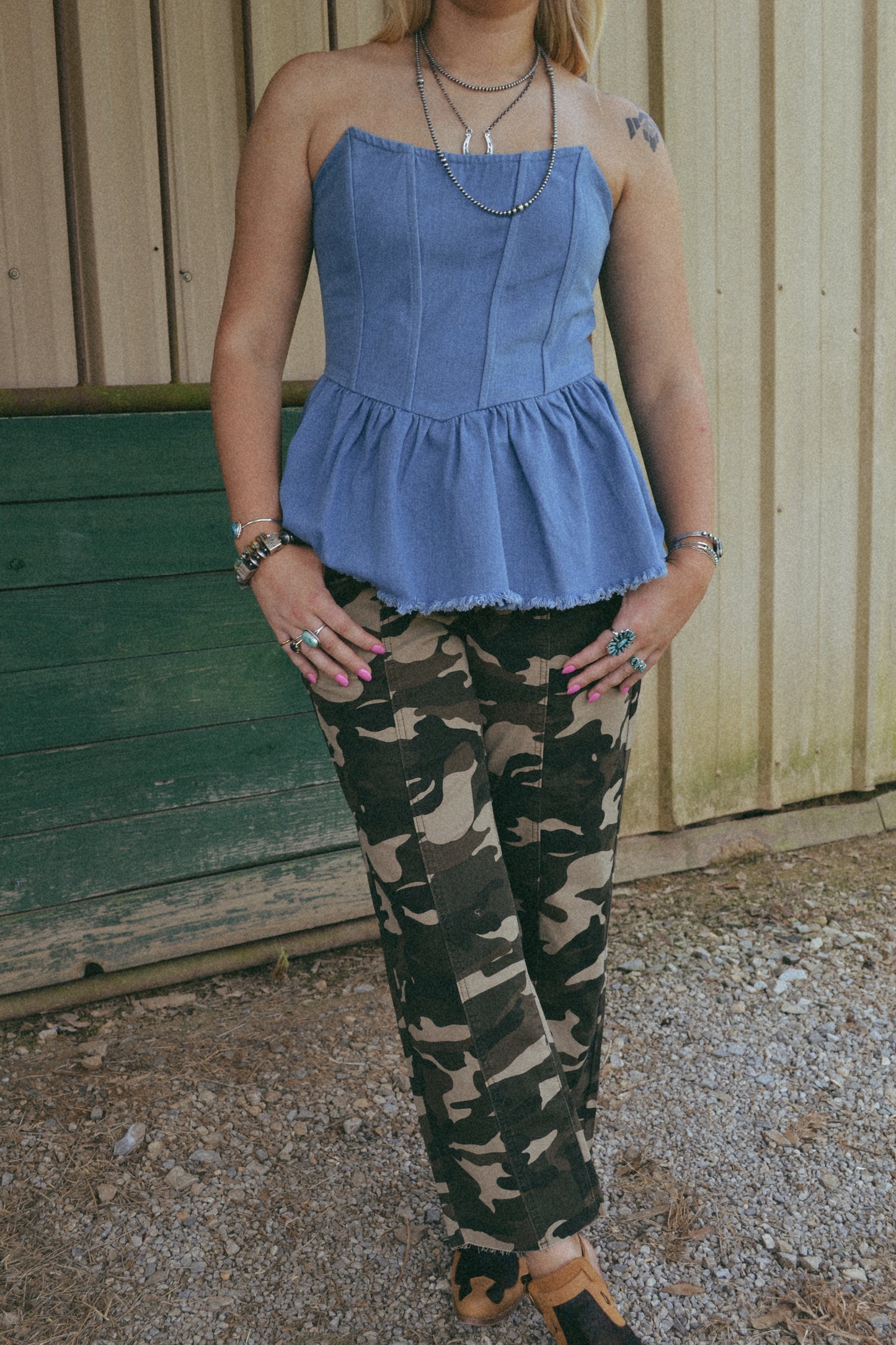 The Elias Strapless Top LARGE
