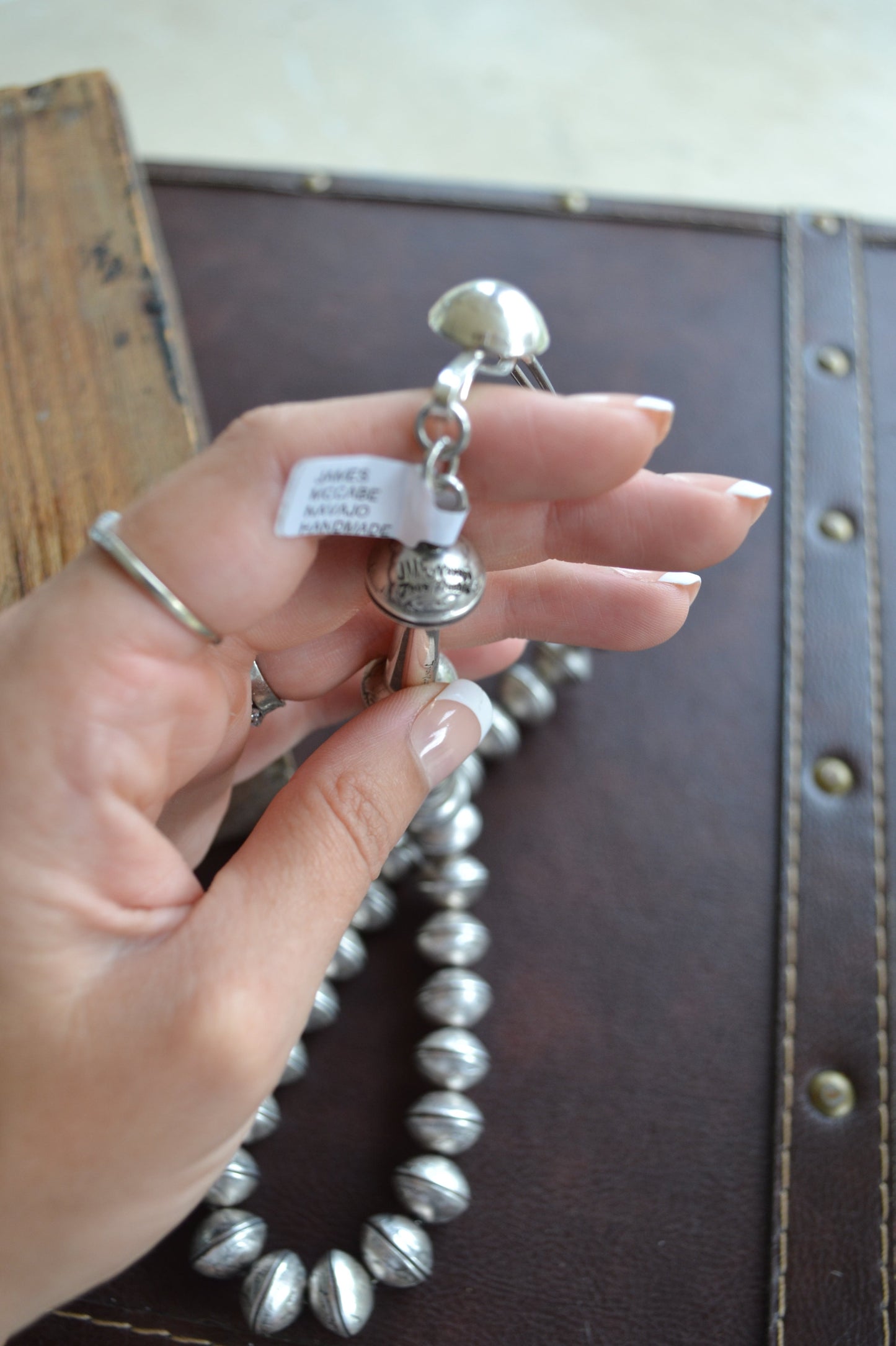The Sutton | 22" Mercury Dime Pearl Necklace by James Mccabe