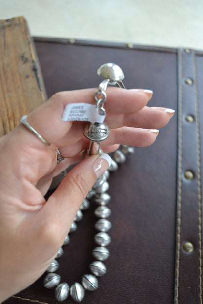 The Sutton | 22" Mercury Dime Pearl Necklace by James Mccabe