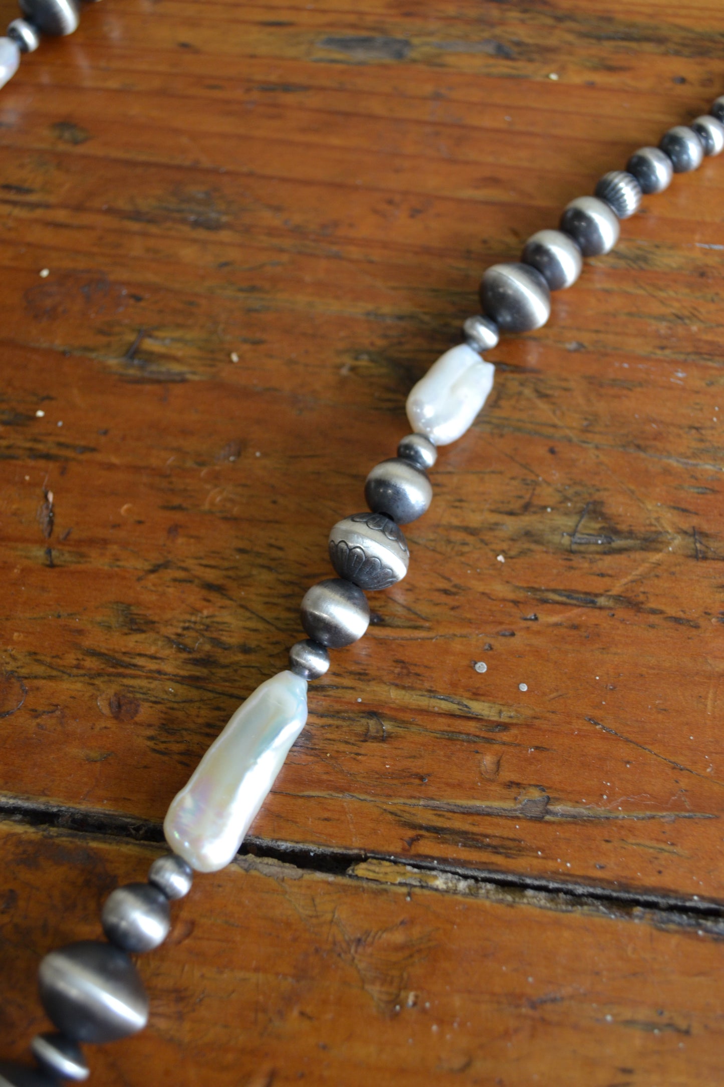 The Longoria 32" Navajo Pearls