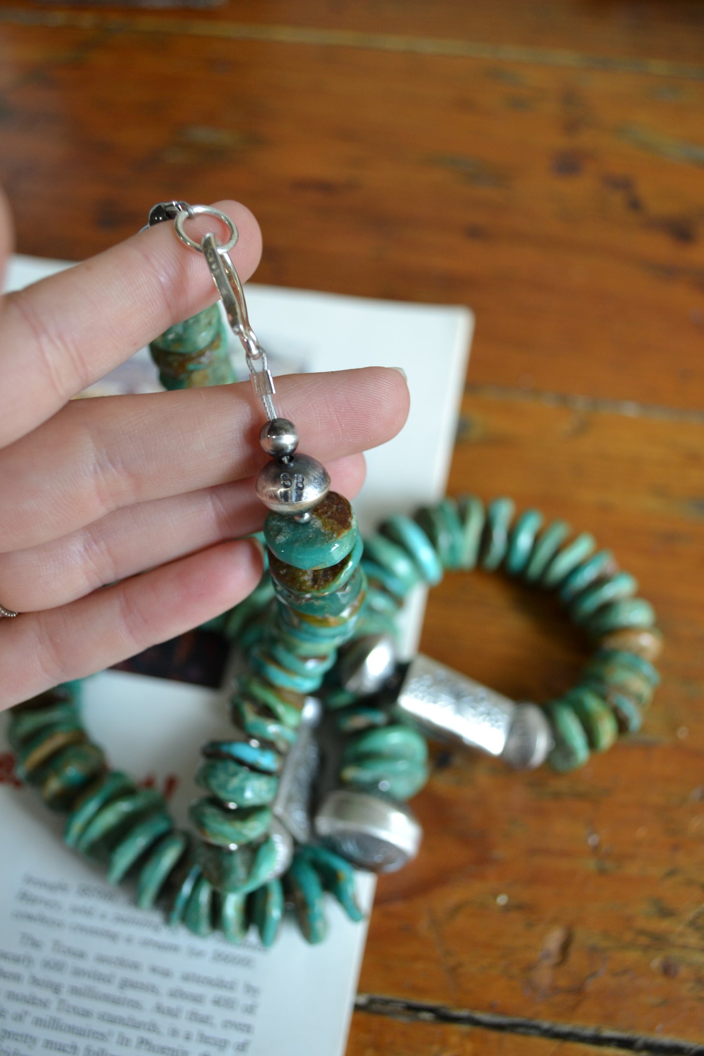 The Lata | Kingman Turquoise Necklace by Sophia Becenti