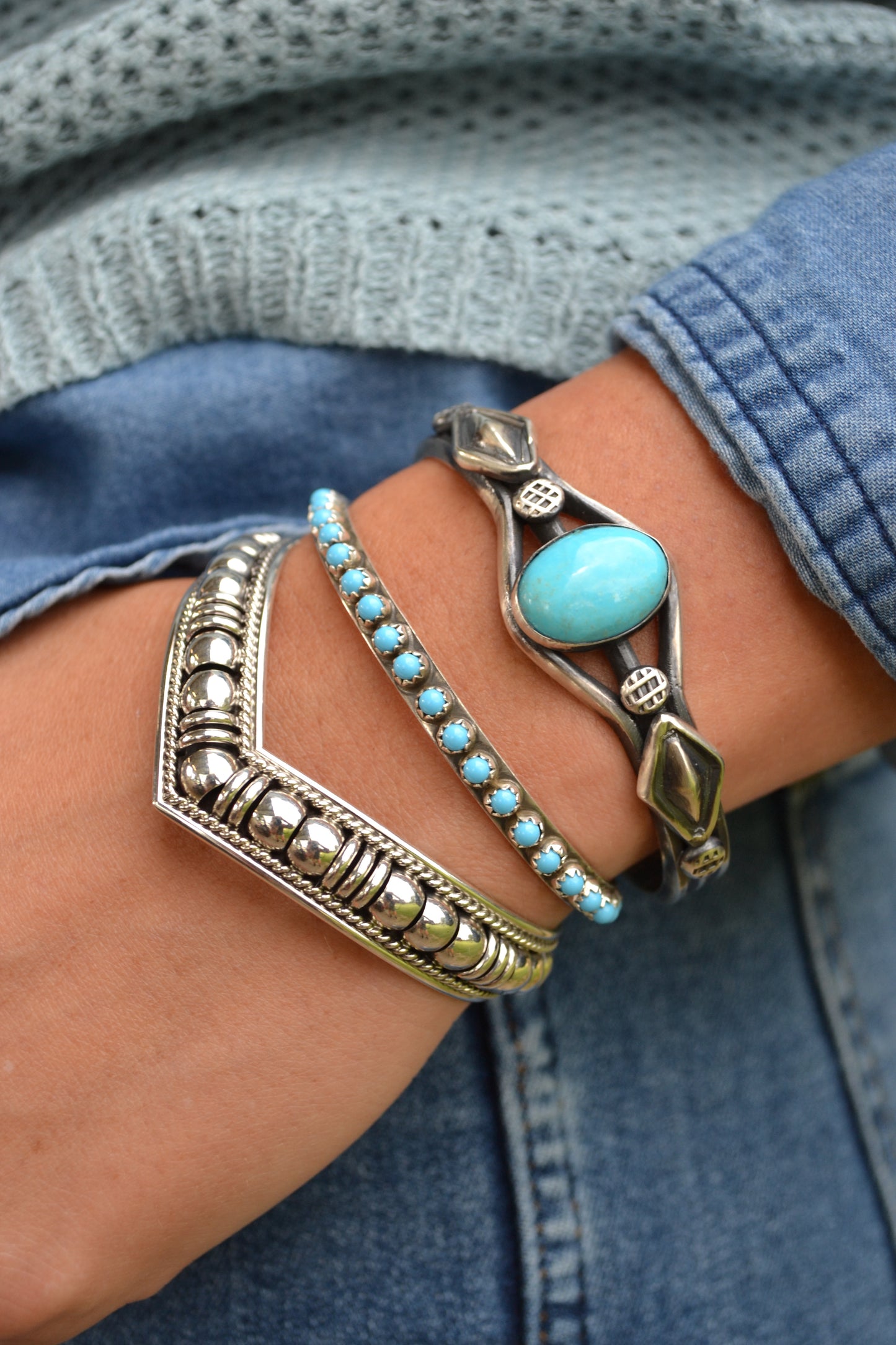 The Sallisaw Single Stone Cuff