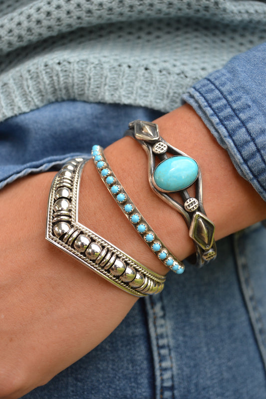 The Sallisaw Single Stone Cuff