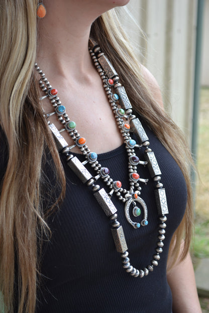 The Quinn 36” Navajo Pearl Set