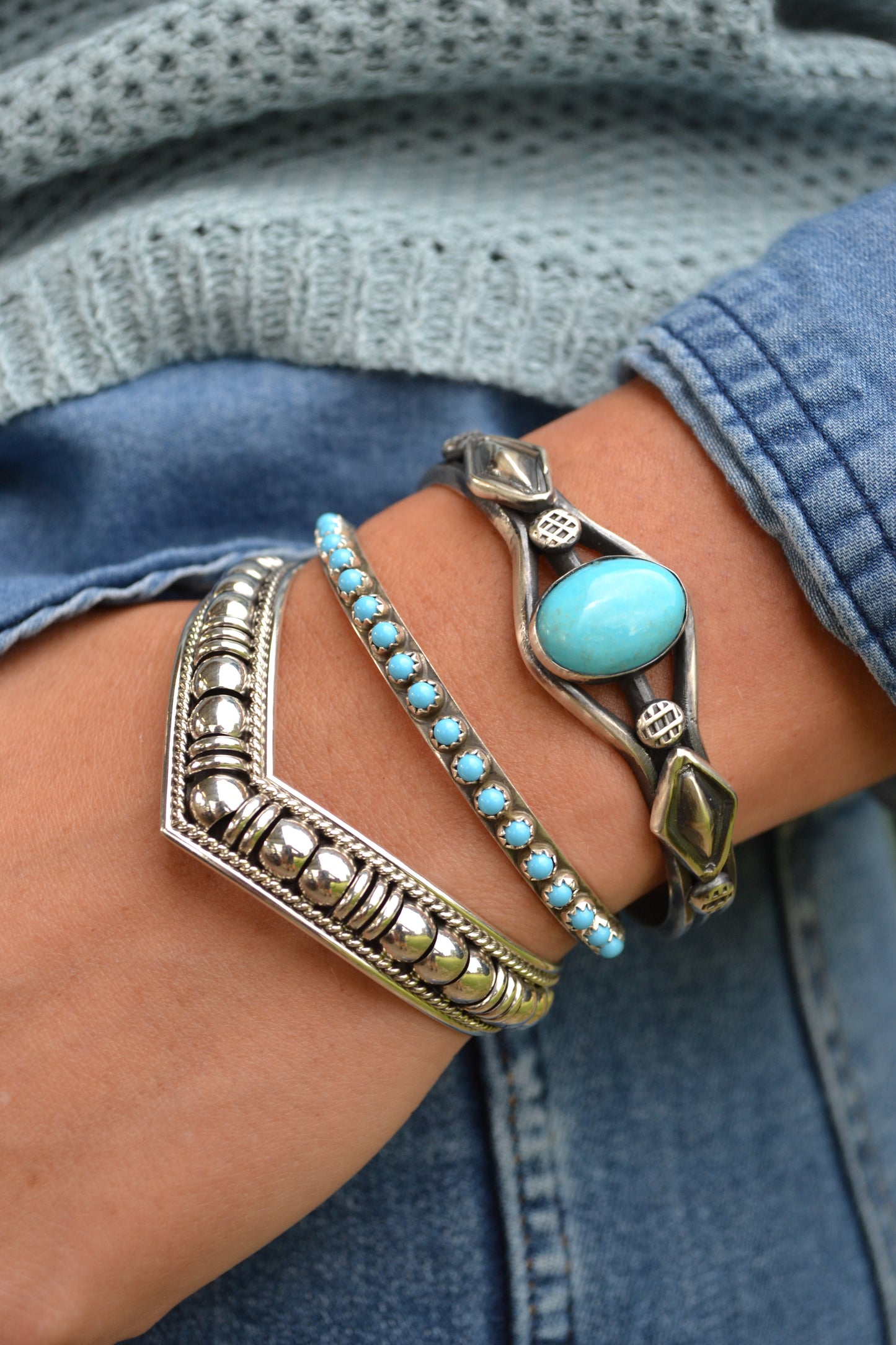 The Sallisaw Single Stone Cuff