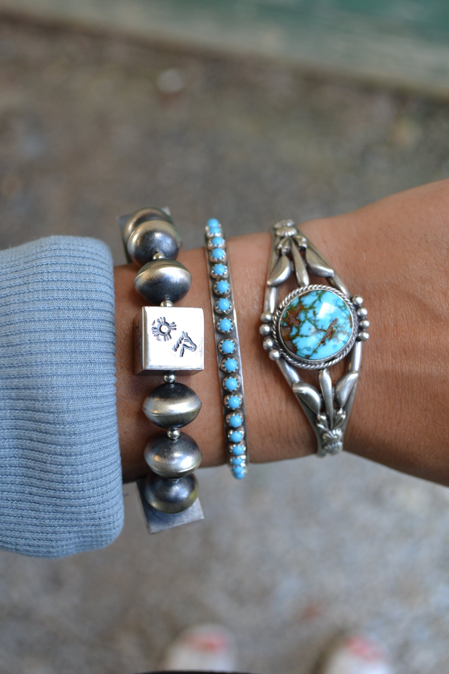 Bobby Patero Sonoran gold cuff