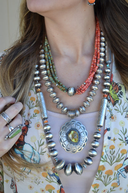 The Adeline 31" Navajo Pearl Set