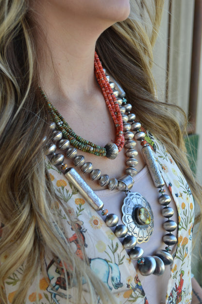 The Adeline 31" Navajo Pearl Set