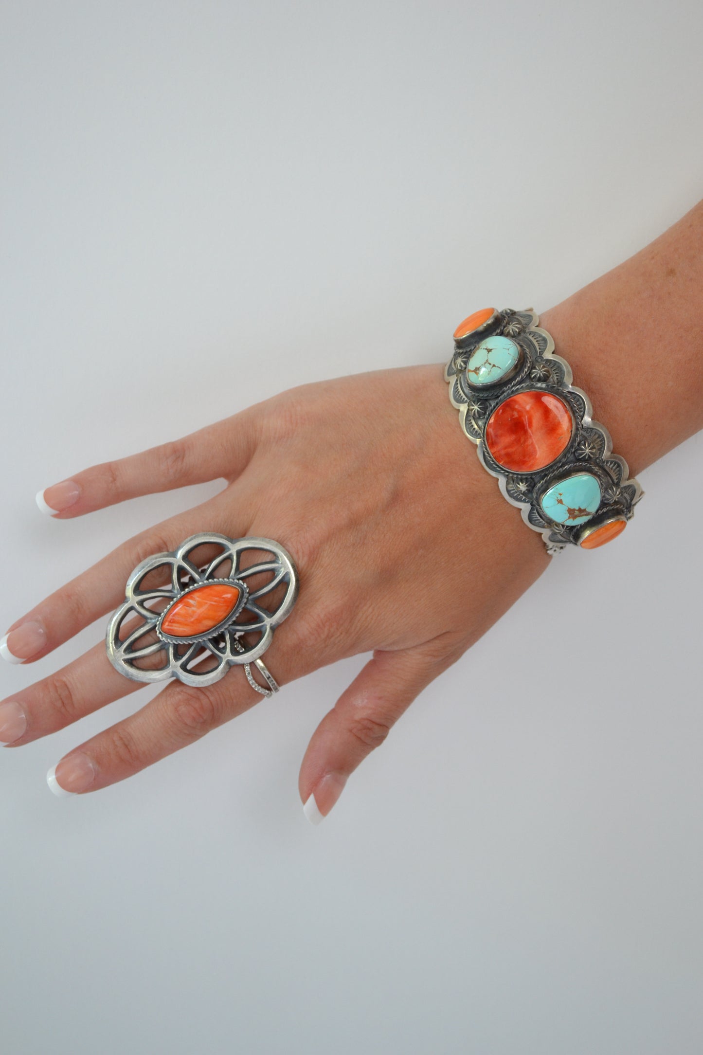 The Keota Ring (Purple + Orange Spiny Available)