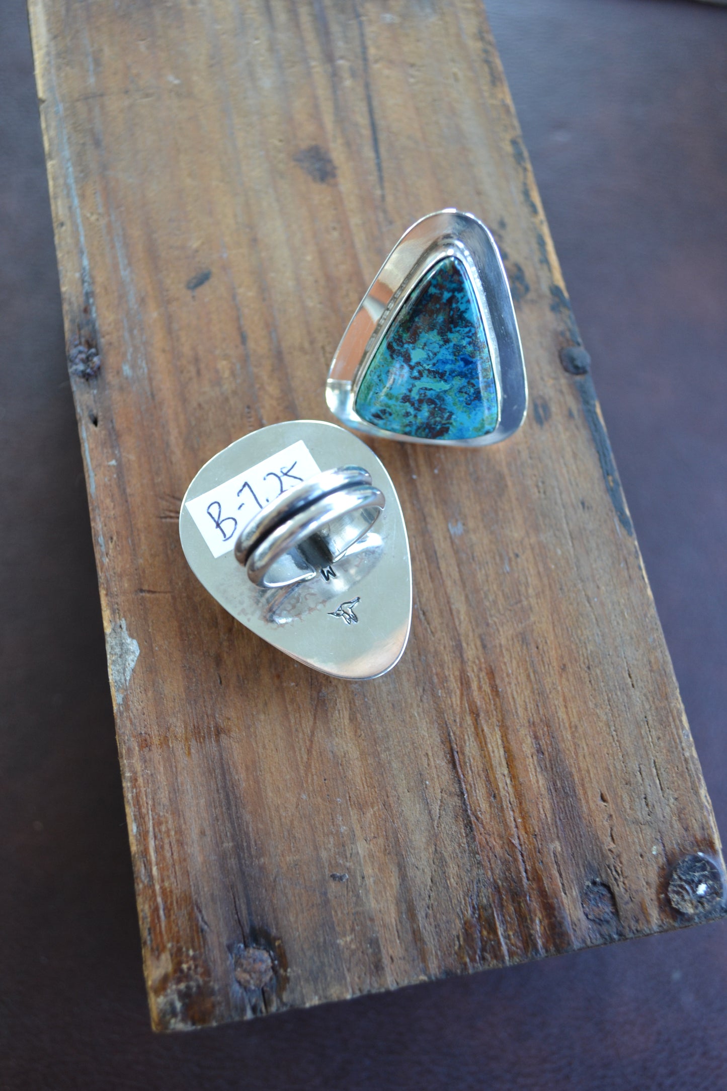 Black Friday Doorbuster - Chimney Butte’s Son Turquoise Rings SIZE 6.75