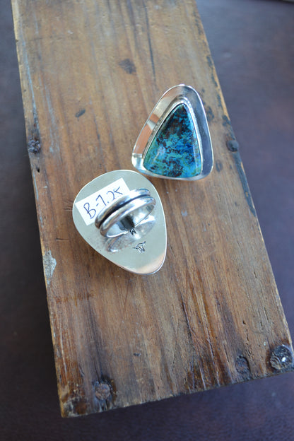 Black Friday Doorbuster - Chimney Butte’s Son Turquoise Rings SIZE 6.75