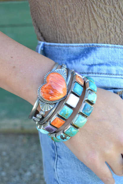 The Hudson Heart Cuff
