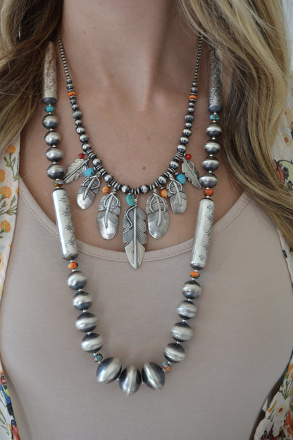 The Adeline 31" Navajo Pearl Set