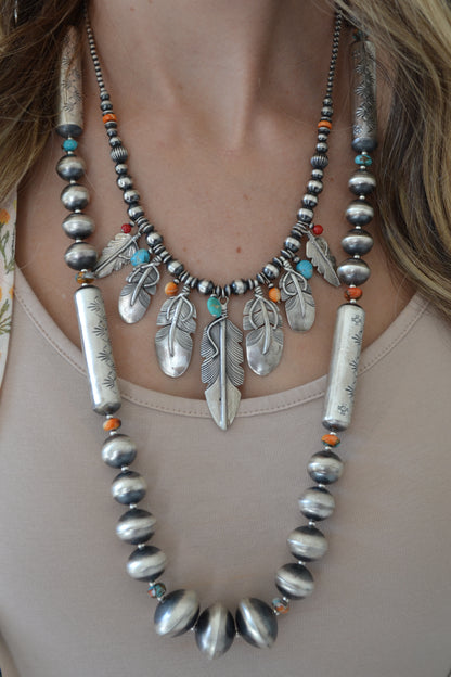 The Adeline 31" Navajo Pearl Set