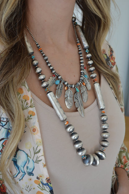 The Adeline 31" Navajo Pearl Set