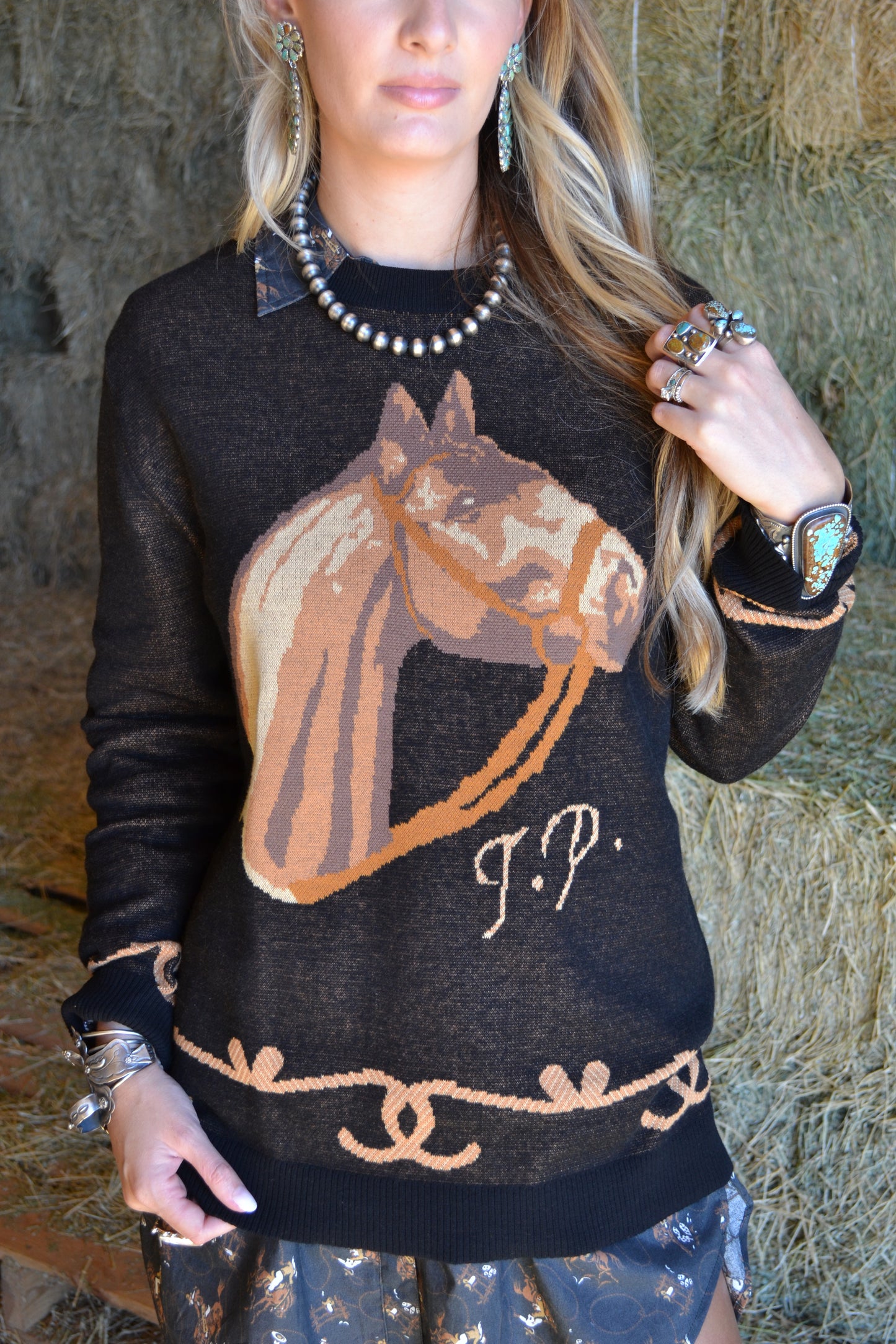 The Lindell Sweater by Tasha Polizzi LARGE
