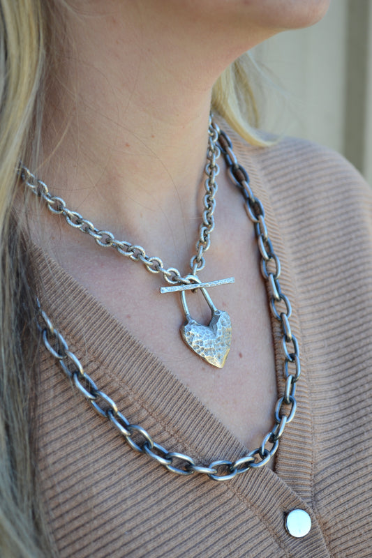 The Kossee Heart Toggle Necklace