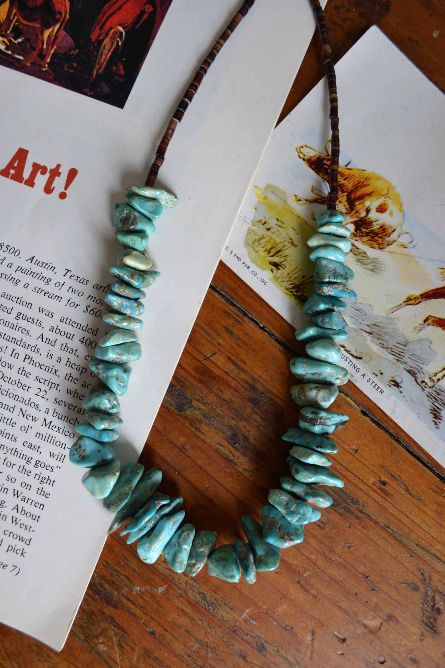 The Tawny Chunky Turquoise Necklace