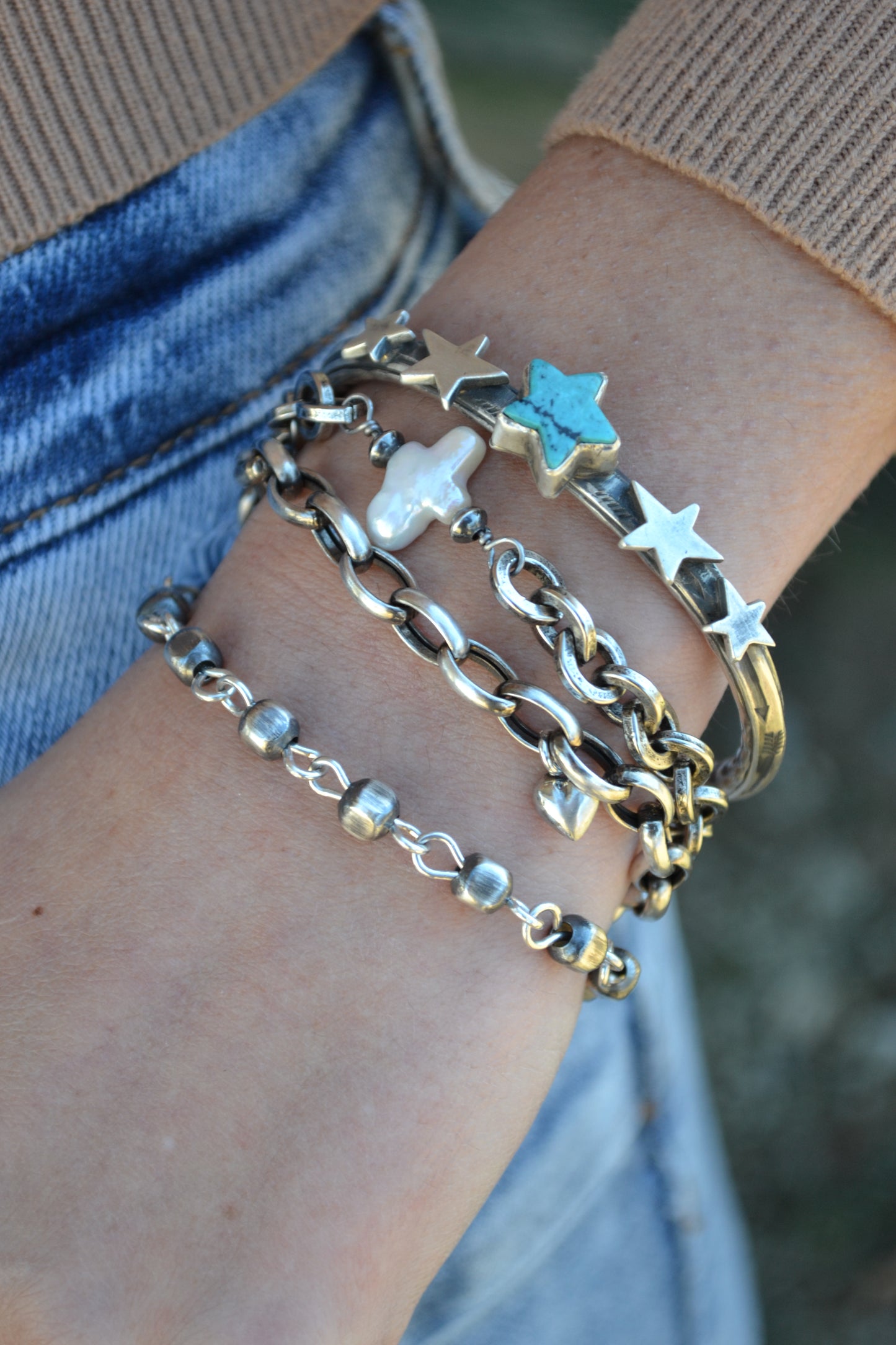 The Trinidad | Box Bead Rosary Bracelet