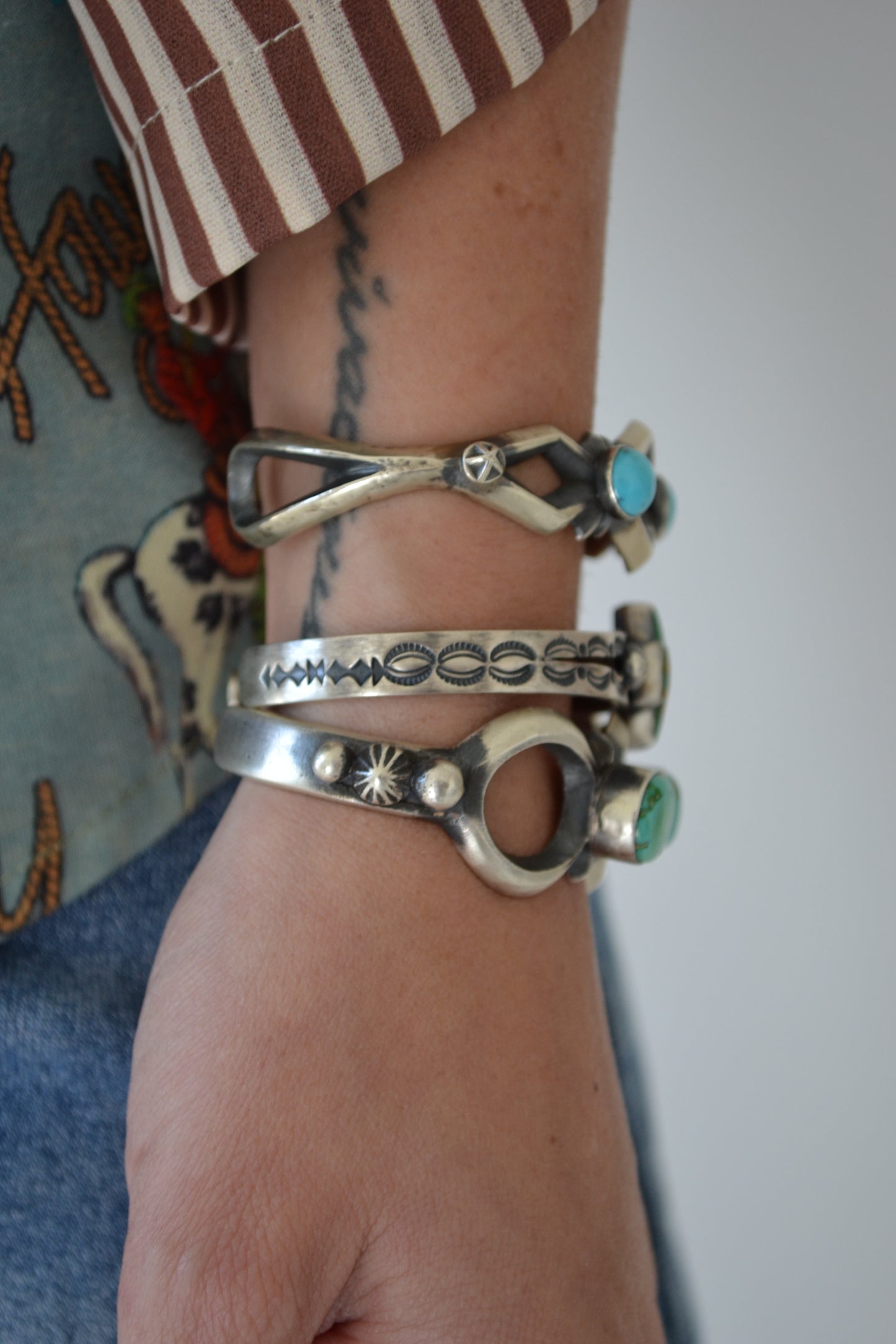 The Barlett Sonoran Double Stone Cuff