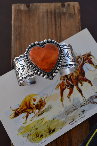 The Harper Heart Cuff