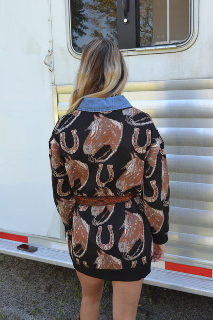 The Ruidoso Sweater Dress LARGE