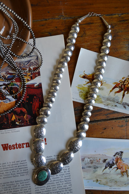 The Gazelle 24" Vintage Double Sided Pillow Beads