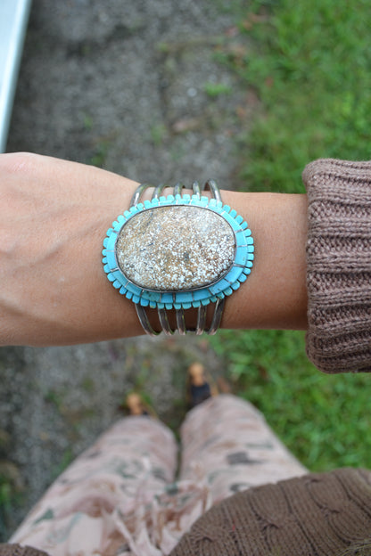 merle house dry creek turquoise cuff bracelet
