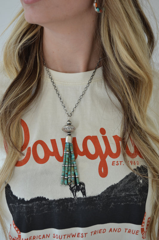 The Tesella Tassel Necklace