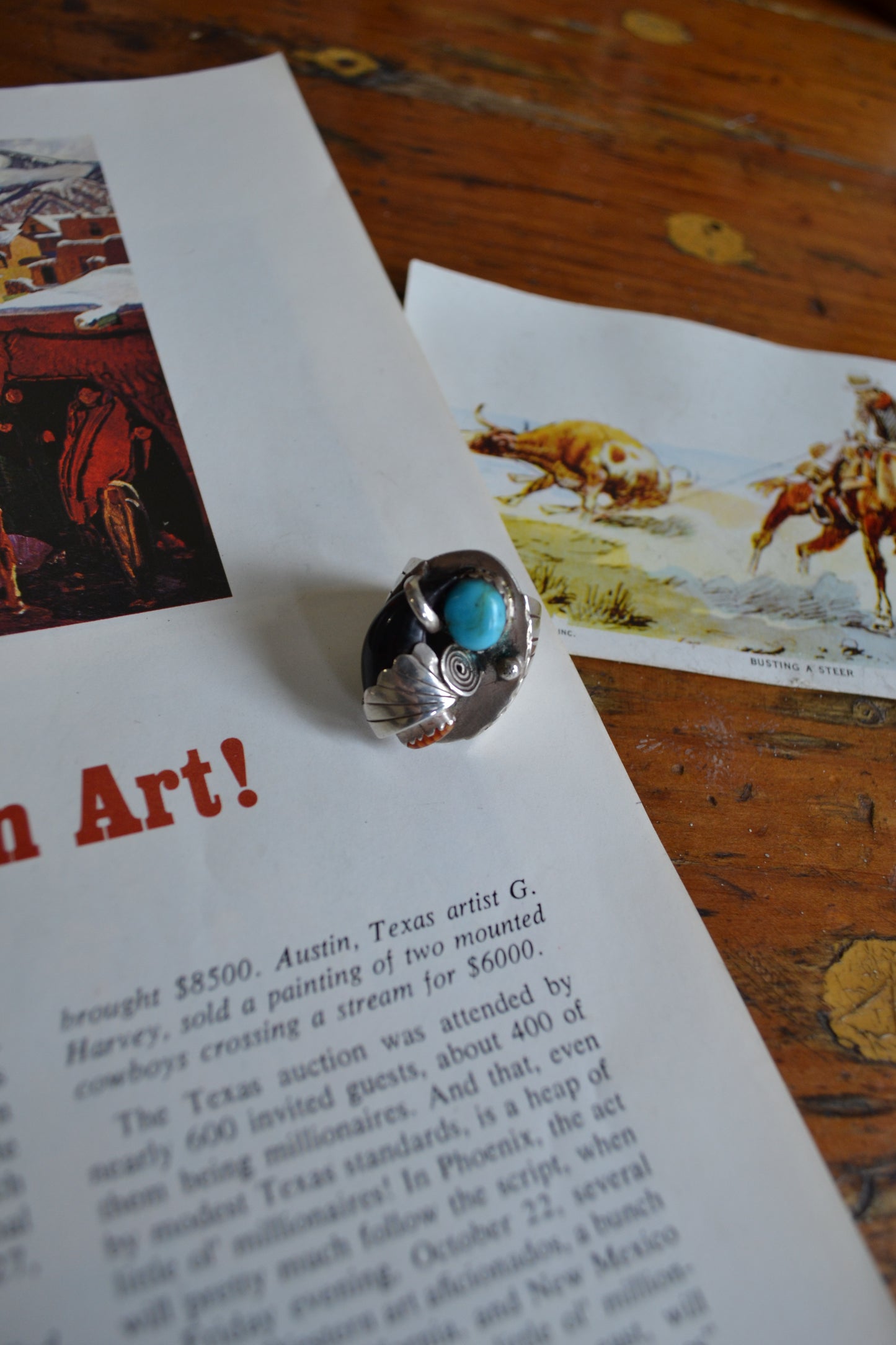 The Laramie Bear Claw Ring Size 6.5